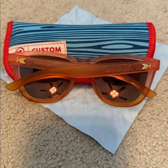 Custom Orange Women's Sunglasses - Picture 4 of 4